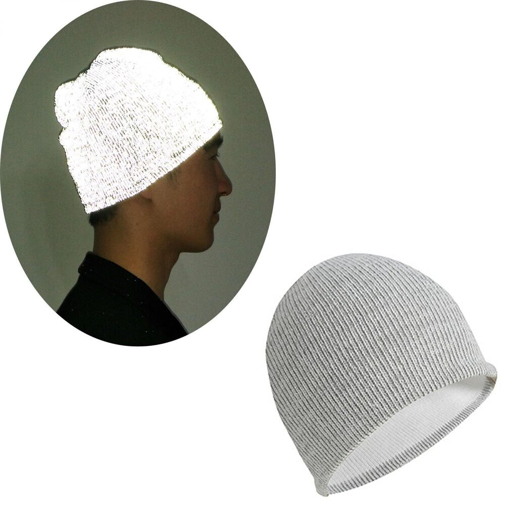 1736 Reflective White Beanie